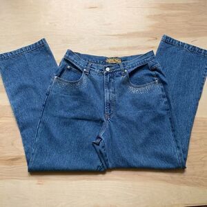 Ashley Stewart Retro High Waist Jeans